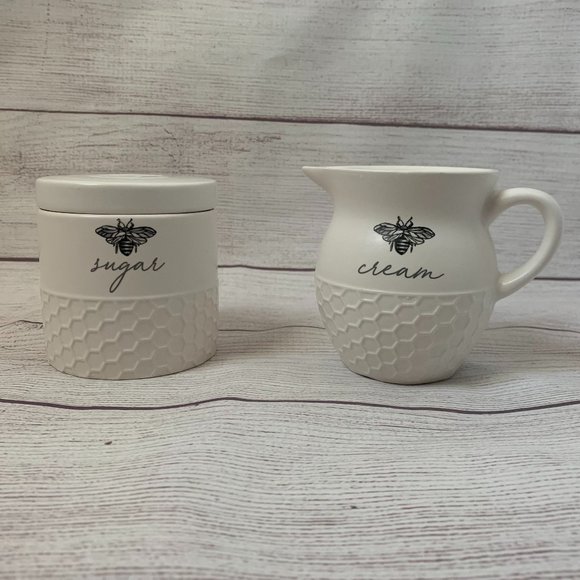 Heartland Hive Dining Heartland Hive Cream And Sugar Container Set With Pattern